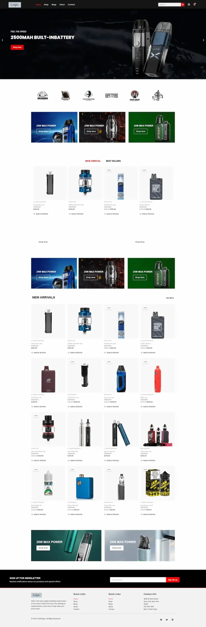 vape01 模板预览