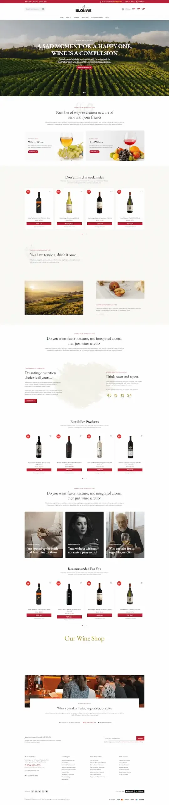 wine 模板预览