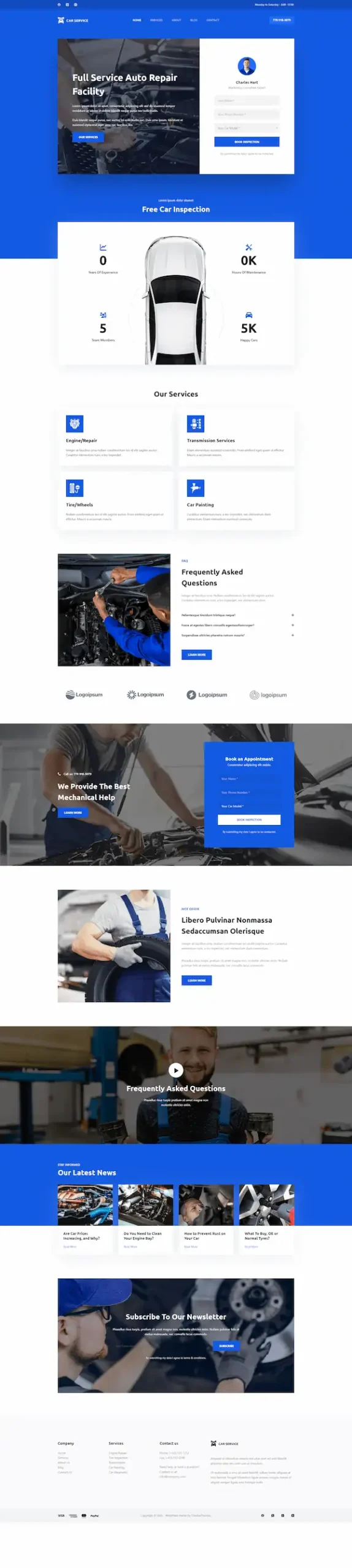 car-service 模板预览