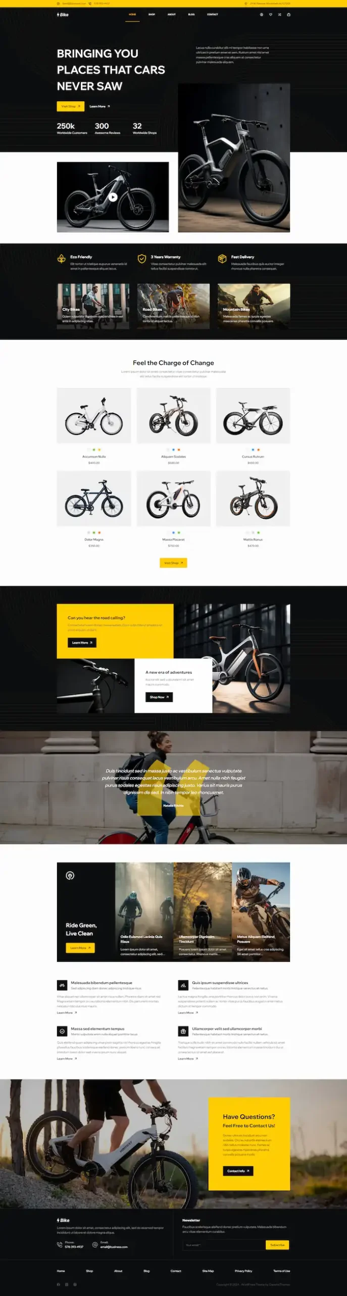 e-bike 模板预览