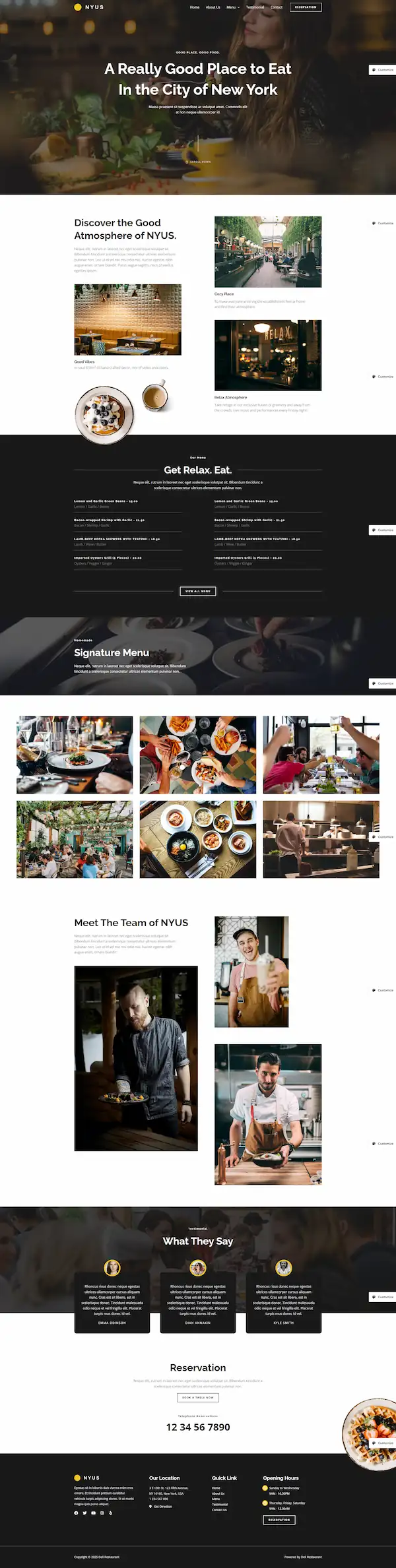 deli-restaurant-02 模板预览