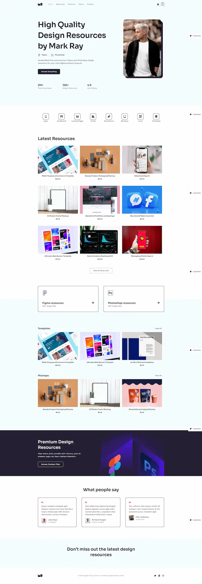 design-resource 模板预览
