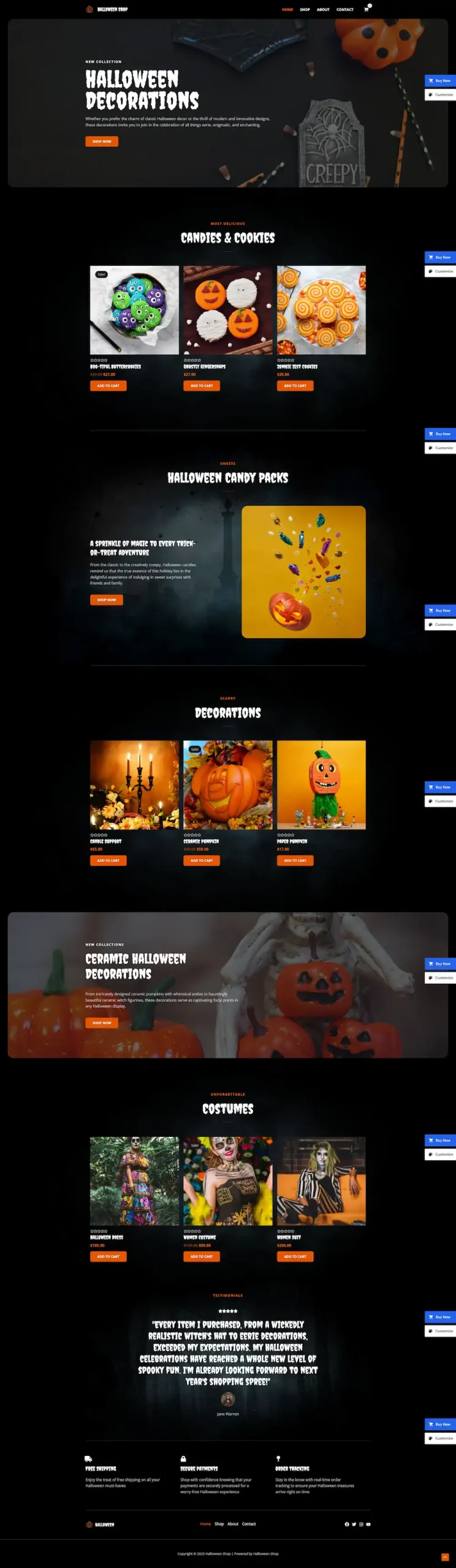 halloween-shop-04 模板预览